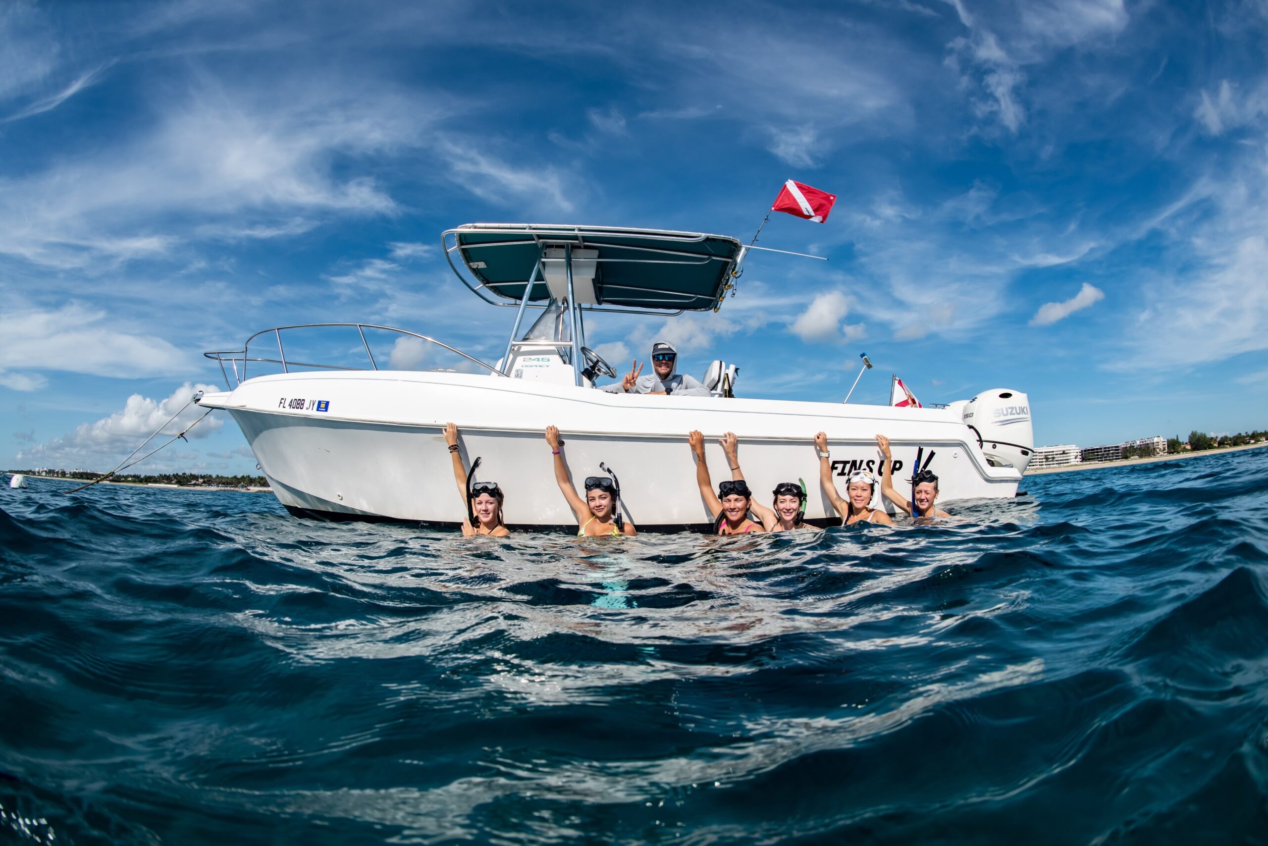 a boat that is floating in the water