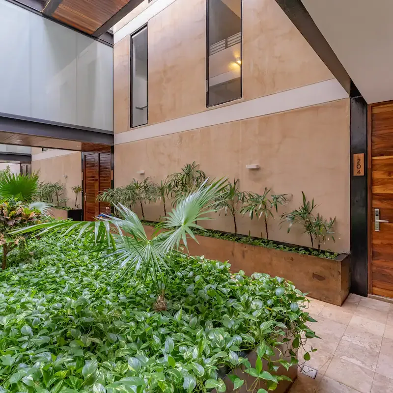 a close up of a brick building