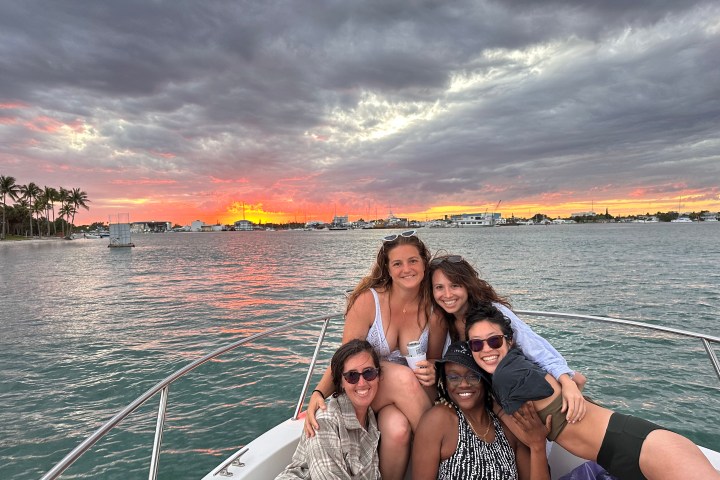 Katie Gower standing next to a body of water