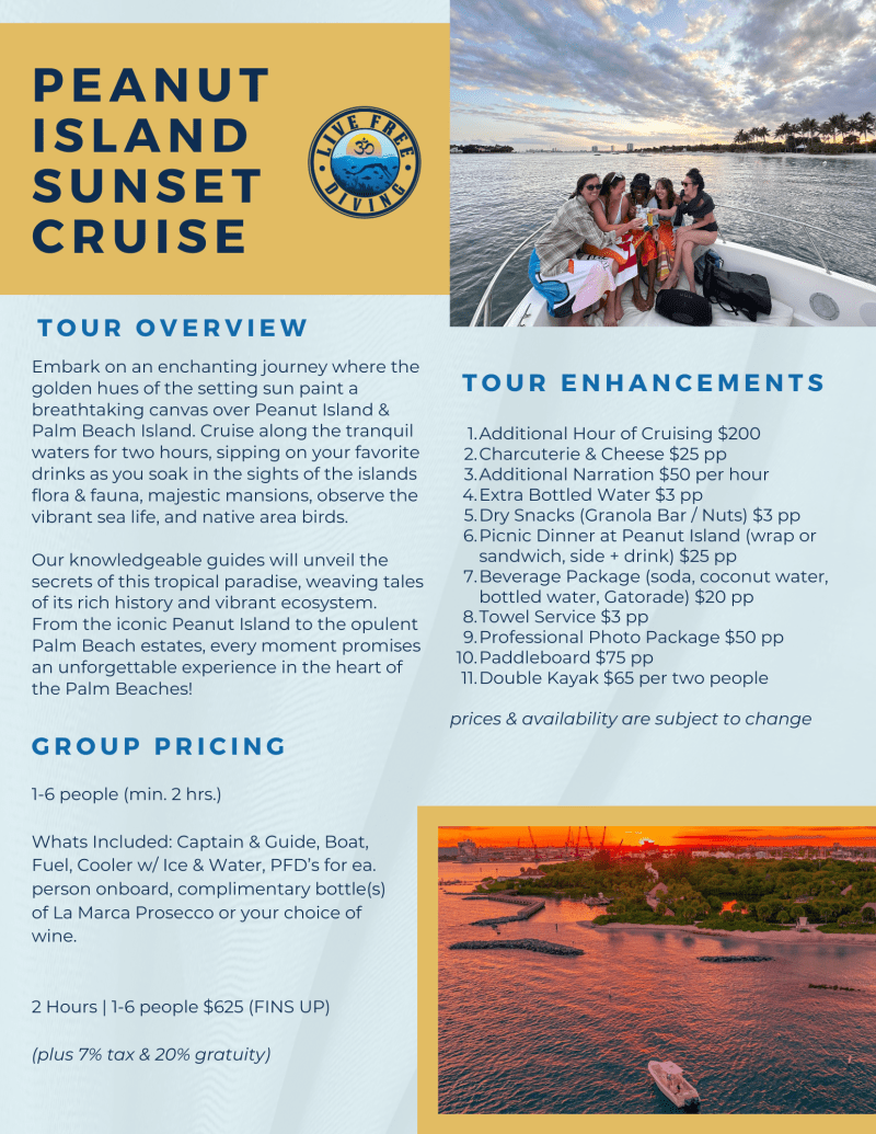 Peanut Island Sunset Cruise