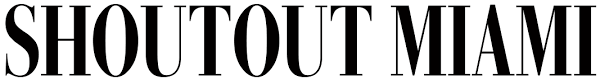 Text logo reading 'SHOUTOUT MIAMI' in black capital letters.
